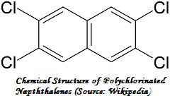 Structure of Polychlorinated Napththalenes